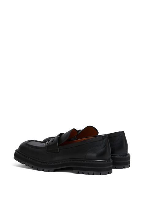 chunky piercing loafer 2.0 man black MARNI | MOMR005903 P508800N99